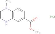 Methyl 1-methyl-1,2,3,4-tetrahydroquinoxaline-6-carboxylate hydrochloride