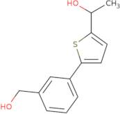 1-{5-[3-(Hydroxymethyl)phenyl]thiophen-2-yl}ethan-1-ol