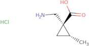 rac-(1R,2R)-1-(Aminomethyl)-2-methylcyclopropane-1-carboxylic acid hydrochloride