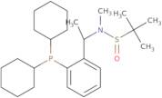 (R)-N-((S)-1-(2-(Dicyclohexylphosphanyl)phenyl)ethyl)-N,2-dimethylpropane-2-sulfinamide