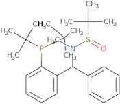 (R)-N-((S)-(2-(Di-tert-butylphosphino)phenyl)(phenyl)methyl)-N,2-dimethylpropane-2-sulfinamide