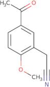 2-(5-Acetyl-2-methoxyphenyl)acetonitrile