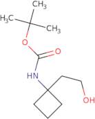 tert-Butyl N-[1-(2-hydroxyethyl)cyclobutyl]carbamate