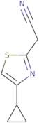 2-(4-Cyclopropyl-1,3-thiazol-2-yl)acetonitrile