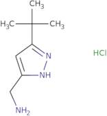 (5-tert-Butyl-1H-pyrazol-3-yl)methanamine hydrochloride