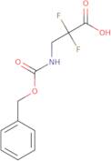 3-Benzyloxycarbonylamino-2,2-difluoro-propionic acid