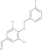 3,5-Dichloro-4-[(3-fluorobenzyl)oxy]benzaldehyde