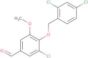 3-Chloro-4-((2,4-dichlorobenzyl)oxy)-5-methoxybenzaldehyde