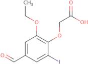 2-(2-Ethoxy-4-formyl-6-iodophenoxy)acetic acid