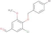 4-[(4-Bromobenzyl)oxy]-3-chloro-5-methoxybenzaldehyde