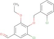 3-Chloro-4-[(2-chlorobenzyl)oxy]-5-ethoxybenzaldehyde