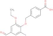 4-[(2-Ethoxy-4-formyl-6-iodophenoxy)methyl]benzoic acid