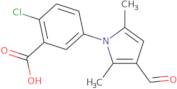 2-Chloro-5-(3-formyl-2,5-dimethyl-1H-pyrrol-1-yl)benzoic acid