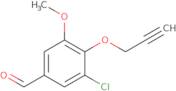 3-Chloro-5-methoxy-4-(prop-2-yn-1-yloxy)benzaldehyde