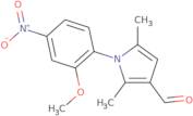 1-(2-Methoxy-4-nitrophenyl)-2,5-dimethyl-1H-pyrrole-3-carbaldehyde