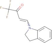 (3E)-4-(2,3-Dihydro-1H-indol-1-yl)-1,1,1-trifluorobut-3-en-2-one