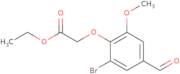 Ethyl (2-bromo-4-formyl-6-methoxyphenoxy)acetate