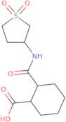 2-[(1,1-dioxothiolan-3-yl)carbamoyl]cyclohexane-1-carboxylic acid