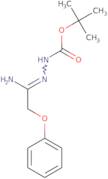 N'-[1-Amino-2-phenoxyethylidene]hydrazinecarboxylic acid tert-butyl ester