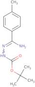 N'-[1-Amino-1-p-toylmethylidene]hydrazinecarboxylic acid tert-butyl ester