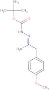 N'-[1-Amino-2-(4-methoxyphenyl)ethylidene]hydrazine carboxylic acid tert-butyl ester