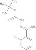 N'-[1-Amino-1-(2-chlorophenyl)methylidene]hydrazine carboxylic acid tert-butyl ester