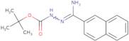 N'-[1-Amino-1-naphthalen-2-ylmethylidene]hydrazine carboxylic acid tert-butyl ester