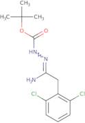 N'-[1-Amino-2-(2,6-dichlorophenyl)ethylidene]hydrazinecarboxylic acid tert-butyl ester