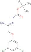 N'-[1-Amino-2-(3,5-dichlorophenoxy)ethylidene]hydrazinecarboxylic acid tert-butyl ester