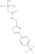 5-(tert-Butyloxycarbonyamino)methyl-3-(4-(trifluoromethyl)phenyl)-[1,2,4]oxadiazole