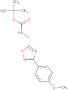 5-(tert-Butyloxycarbonyamino)methyl-3-(4-methoxyphenyl)-[1,2,4]oxadiazole