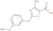 2-(3-Methoxybenzyl)-4-methylthiazole-5-carboxylic acid