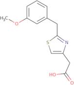 [2-(3-Methoxybenzyl)-1,3-thiazol-4-yl]acetic acid