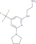 N-[6-(Pyrrolidin-1-yl)-4-(trifluoromethyl)pyridin-2-yl]ethane-1,2-diamine