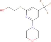 2-[6-Morpholin-4-yl-4-(trifluoromethyl)pyridin-2-yl]sulfanylethanol