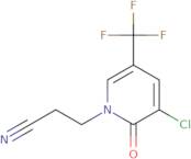 3-(3-Chloro-2-oxo-5-(trifluoromethyl)-2H-pyridin-1-yl)propionitrile