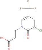 3-(3-Chloro-2-oxo-5-(trifluoromethyl)-2H-pyridin-1-yl)propionic acid