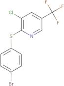 2-[(4-Bromophenyl)thio]-3-chloro-5-(trifluoromethyl)pyridine