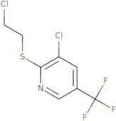 3-Chloro-2-(2-chloroethylsulfanyl)-5-(trifluoromethyl)pyridine