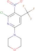 4'-(6-Chloro-5-nitro-4-(trifluoromethyl)pyridin-2-yl)morpholine