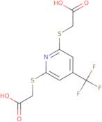 (6-Carboxymethylsulfanyl-4-(trifluoromethyl)pyridin-2-ylsulfanyl)acetic acid