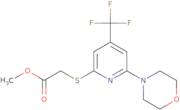 Methyl (6-morpholin-4-yl-4-(trifluoromethyl)-pyridin-2-ylsulfanyl)acetate