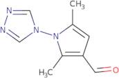 2,5-Dimethyl-1-(4H-1,2,4-triazol-4-yl)-1H-pyrrole-3-carbaldehyde