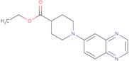 Ethyl 1-(quinoxalin-6-yl)piperidine-4-carboxylate