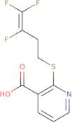 2-[(3,4,4-Trifluorobut-3-en-1-yl)thio]nicotinic acid