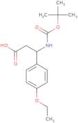 3-[(tert-Butoxycarbonyl)amino]-3-(4-ethoxyphenyl)-propanoic acid