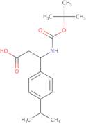 3-((tert-Butoxycarbonyl)amino)-3-(4-isopropylphenyl)propanoic acid