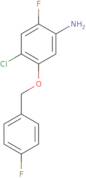 4-Chloro-2-fluoro-5-(4-fluorobenzyloxy)aniline