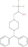 3-(4-Benzhydrylpiperazino)-1,1,1-trifluoropropan-2-ol