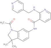 N-(1-acetyl-3,3-dimethylindolin-6-yl)-2-((pyridin-4-ylmethyl)amino)nicotinamide